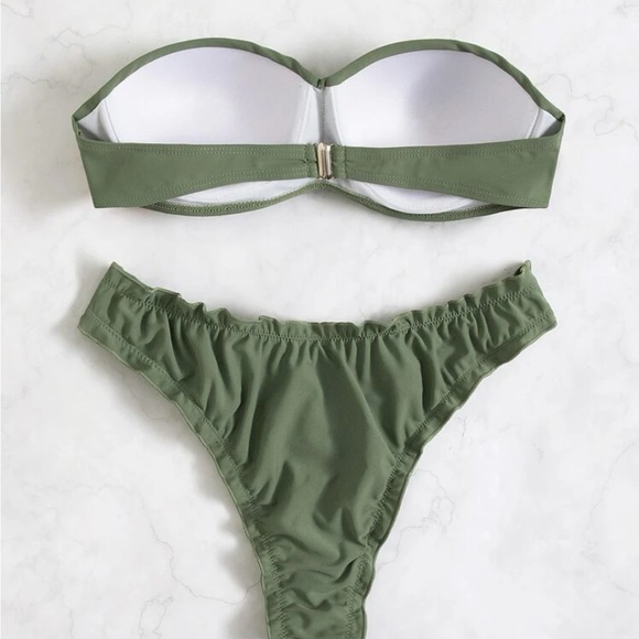 Olive Green Swim Suit - Picture 2 of 2